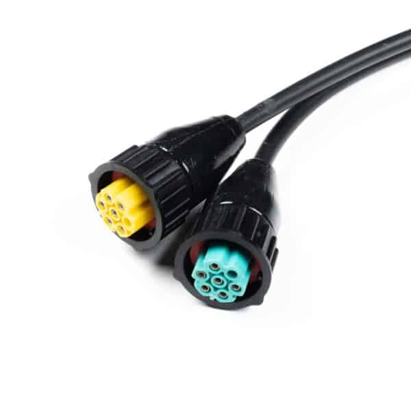 Achterlichtkabel 15P baj. naar 2x 7-PIN's AMP excl. zij-kabe - Afbeelding 4