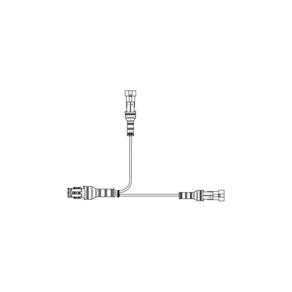 Superseal Y-kabel 300cm (1x fem. | 2x male) - Afbeelding 1