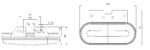 LED markeerlicht amber 12/36V 1,2m. kabel + Superseal - Afbeelding 2