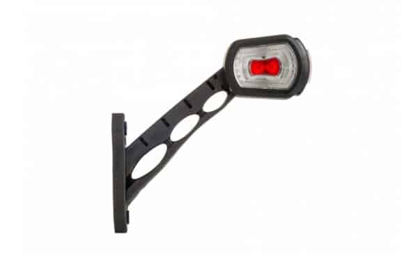 LED breedtelamp rechts met alarm rood-wit-amber 12-24v | MBA-2762RWA - Afbeelding 1