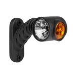 LED dark breedtelamp links rood-wit-amber 12-24v 50cm kabel