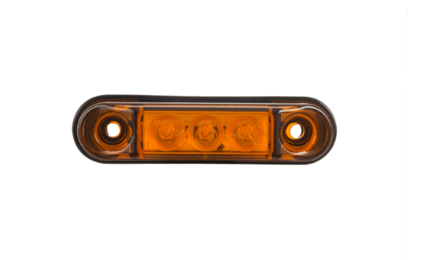 LED markeringslicht amber met beugel | 12-24v | 50cm. kabel | MV-4300A - Afbeelding 2