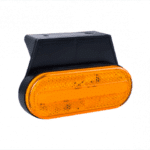 LED markeringslicht amber met beugel | 12-24v | 50cm. kabel | MV-5050A-LD 2774-MV-5050A