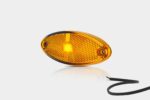 LED markeringslicht ovaal amber | 12-24v | 50cm. kabel | MV-5800A