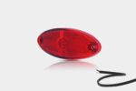 LED markeringslicht ovaal rood | 12-24v | 50cm. kabel | MV-5800R