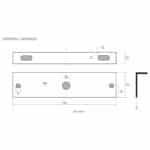 Montagesteun tbv S07F6001 / S07F6100 - Afbeelding 2