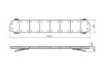 LED dakset amber | 1384mm | 12-24v | excl. controller - Afbeelding 11