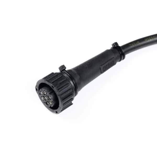 7-PIN's Bajonet aansluiting 2,5m. kabel | V10AC-250B7 - Afbeelding 2