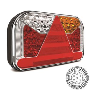 Rechts | LED achterlicht zonder kentekenlicht | 12-36v | 7-PIN AMP connector | V10C6-532B7