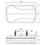 LED achterlicht compact 3-functie 12/24v - Afbeelding 5