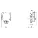 LED werklamp compact 1000lm - 12W - 12-24v - 1,5m. Kabel | WF-1012 - Afbeelding 5