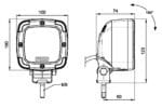 LED werklamp spotbeam 38W - 4100lm 12-36v ingebouwde DT-connector | WS-3841DT - Afbeelding 2