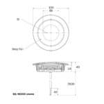LED ADR inbouw mistlicht 12-24v 250cm kabel - Afbeelding 2