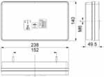 LED neon achterlicht links 12-24v 8-PIN's | VC-5101B8 - Afbeelding 8