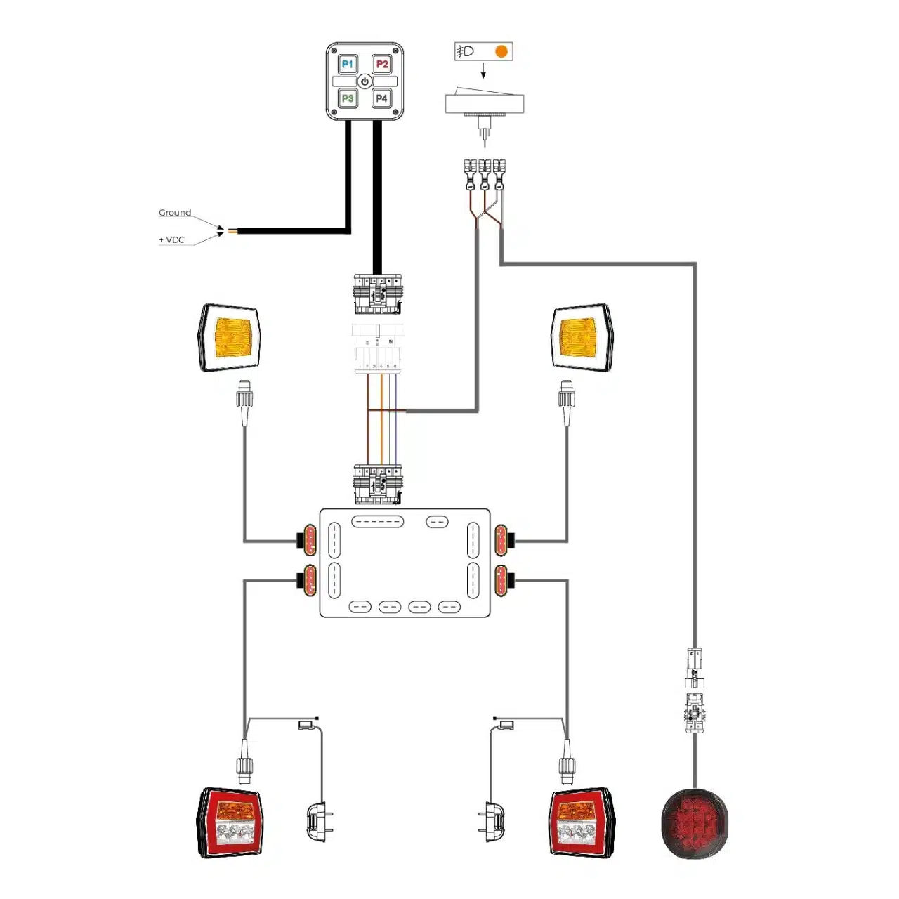 PS250 uitbreiding mistlicht PS250 uitbreiding mistlicht
