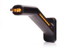 LED Breedtelamp links incl. knipperlicht, dark lens 12-24v