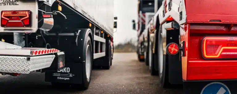 Trailers opleggers achterzijde