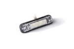 LED markeerlicht | wit | 12-24V | 0,15m. kabel | incl zwarte behuizing