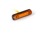 LED markeerlicht | amber | 12-24V | 0,15m. kabel | incl zwarte behuizing