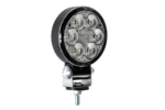 LED werklamp rond | 1600lm | 12W | 1,5m. kabel | 12-24v