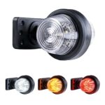 LED breedtelamp set 12-24v | multicolour | korte paal - Afbeelding 2