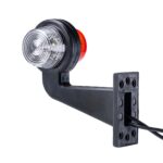 LED breedtelamp set 12-24v | rood-wit | 165mm paal - Afbeelding 11