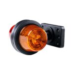 LED breedtelamp set 12-24v | rood-amber | korte paal - Afbeelding 3