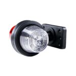 LED breedtelamp set 12-24v | rood-wit | korte paal - Afbeelding 3