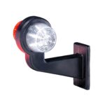 LED breedtelamp set 12-24v | rood-wit | 165mm paal - Afbeelding 5