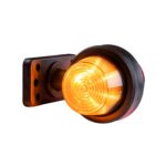 LED breedtelamp set 12-24v | rood-amber | korte paal - Afbeelding 6