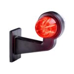 LED breedtelamp set 12-24v | rood-wit | 165mm paal - Afbeelding 6