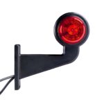LED breedtelamp set 12-24v | rood-wit | 165mm paal - Afbeelding 8