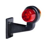 LED breedtelamp set 12-24v | rood-amber | 165mm paal - Afbeelding 9