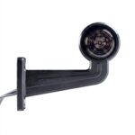 LED breedtelamp set 12-24v | dark |rood-amber | 195mm paal - Afbeelding 10