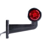 LED breedtelamp set 12-24v | rood-amber | 195mm paal - Afbeelding 10