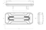 LED achterlicht Black links | 12-24v | 7-Pin's AMP - Afbeelding 9