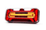 LED achterlicht Black links | 12-24v | 7-Pin's AMP - Afbeelding 2