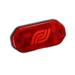 Rood LED markeerlicht met reflector voor aanhanger en vrachtwagen, 12-24V