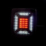 LED mist-achteruitijlicht | black | 12-24v | 100cm kabel - Afbeelding 2