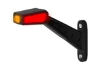 Links | LED breedtelamp | 12-36v | 30cm. kabel | rood-wit-amber | MB-1461RWA