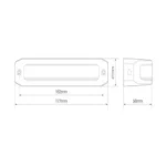 Torche d'angle LED | R65 | Angle du faisceau 120 degrés | 12-24v | EQ590AR65-EQ590AR65-6