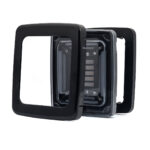 Rood en amber LED achterlicht voor horizontale en verticale montage