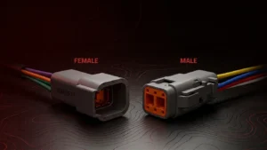 Male en female connector