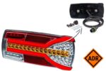 Rechts | LED achterlicht dynamisch knipperlicht | 12-24v | 7-PIN AMP connector | V14C7-902B7
