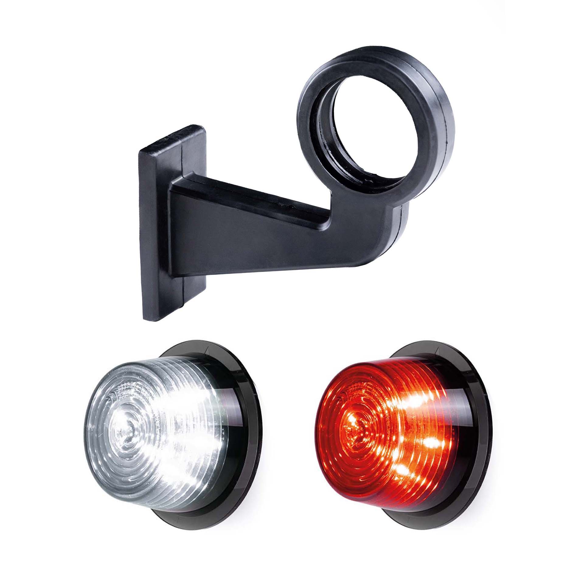 0-MB-3040DRW-SET.jpg LED breedtelamp set 12-24v | dark | rood-wit | 165mm paal - Afbeelding 1
