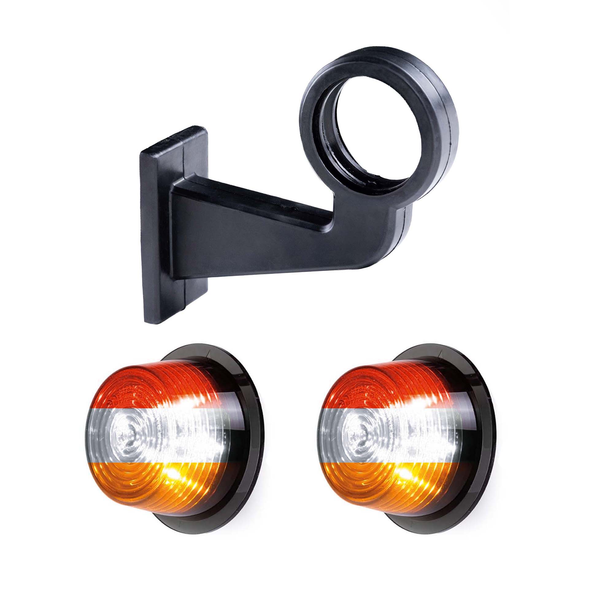 0-MB-3040DRWA-SET.jpg LED breedtelamp set 12-24v | dark |multicolour | 165mm paal - Afbeelding 1