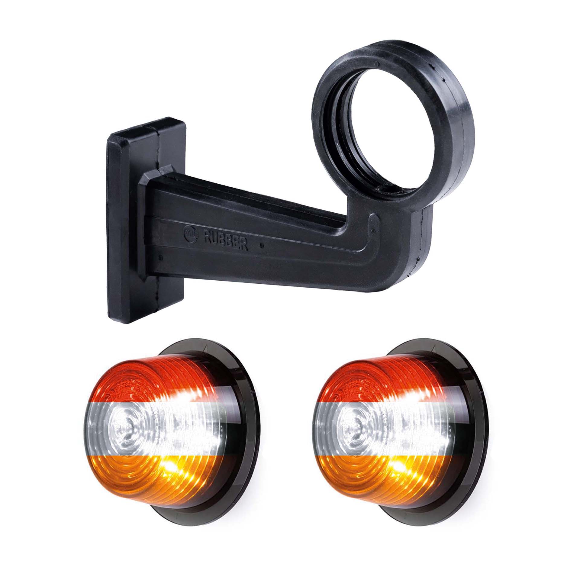 0-MB-3060DRWA-SET.jpg LED breedtelamp set 12-24v | dark |multicolour | 195mm paal - Afbeelding 1