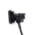 LED markeerlicht amber met R65 flitser 12-24v 200cm kabel - Afbeelding 9