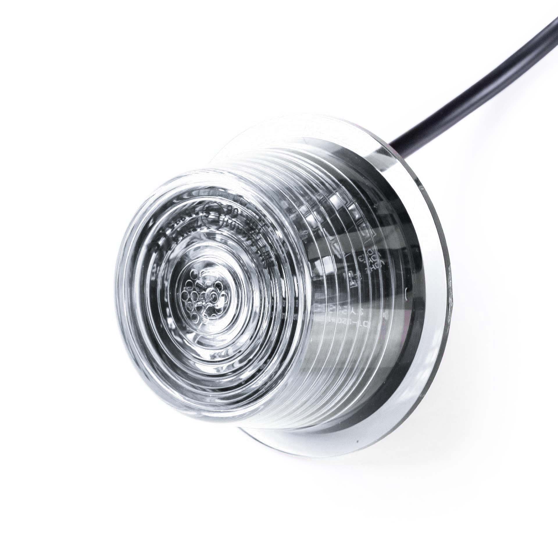 1-MB-3010WM.jpg LED Module clear lens | wit | 12-24v | 5m. kabel - Afbeelding 1