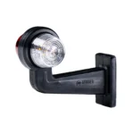LED breedtelamp set 12-24v | rood-wit | 195mm paal - Afbeelding 2